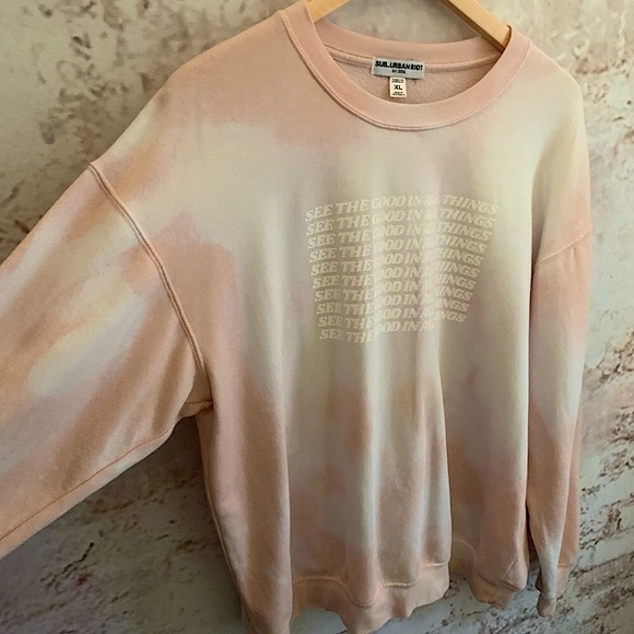 NWOT Sub_Urban Riot Tie-Dye Crew Neck Sweatshirt - Size XL - Picture 5 of 7